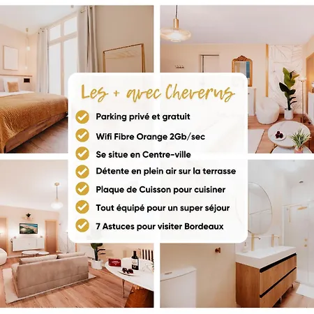 Free Parking - Self Checkin - Wifi - Balcony - Le Cheverus - Superbordeaux *